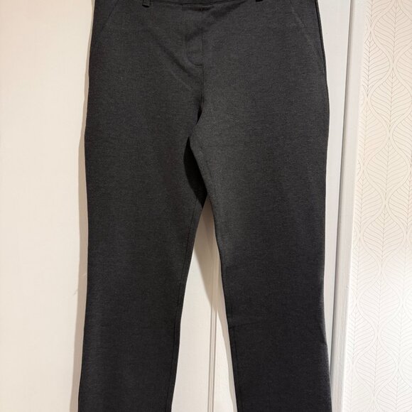 NWT Ultra-Stretch Ponte Straight Leg Pants, L, Charcoal - Picture 6 of 11